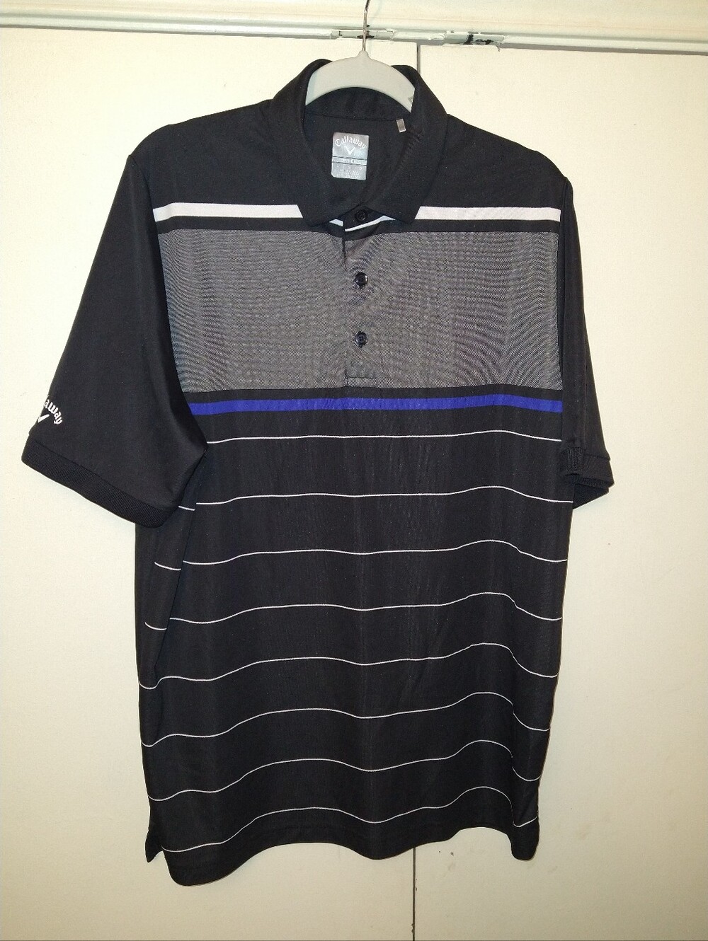 Callaway Opti-Dri Short Sleeve Polo Shirt Men's sz Large.